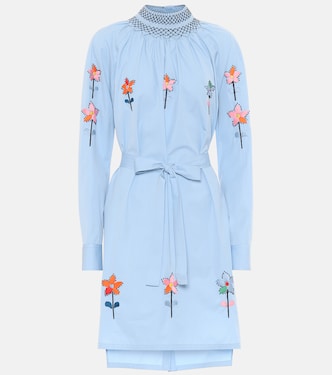 Minikleid aus Baumwollpopeline | Prada