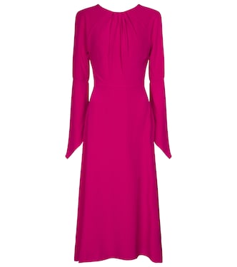 Open-back silk midi dress | Victoria Beckham