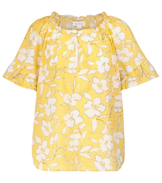 Idette floral cotton blouse | Velvet