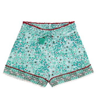 Cindy floral shorts | Poupette St Barth Kids