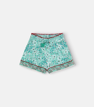 Cindy floral shorts | Poupette St Barth Kids
