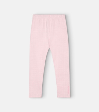 Logo cotton leggings | Givenchy Kids