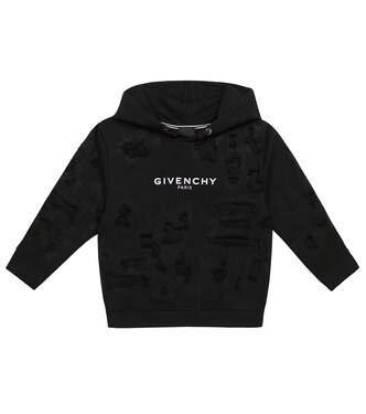 Logo cotton-blend hoodie | Givenchy Kids