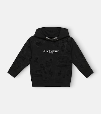 Logo cotton-blend hoodie | Givenchy Kids