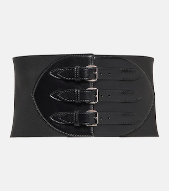 Buckled leather corset belt | Alaïa