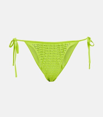 Embellished bikini bottoms | Self-Portrait