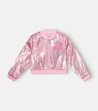 Bomberjacke mit Pailletten | Moschino Kids