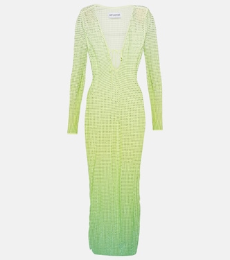 Robe longue à cristaux | Self-Portrait