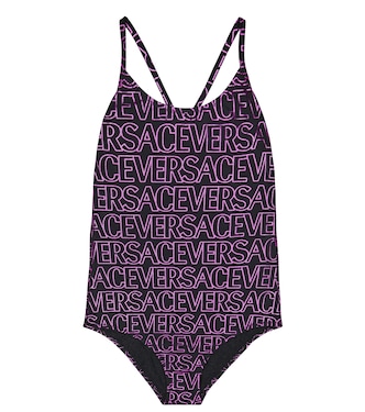 Logo printed swimsuit | Versace Kids