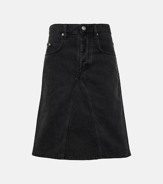 Fiali denim midi skirt | Marant Etoile