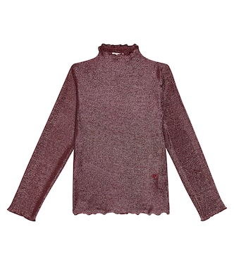 Glitter turtleneck top | Bobo Choses