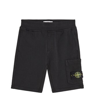 Cotton jersey shorts | Stone Island Junior