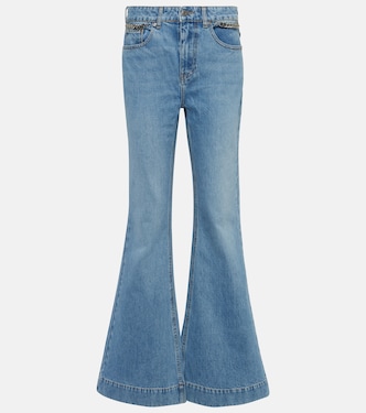 High-Rise Flared Jeans | Stella McCartney