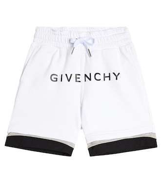 Cotton blend shorts | Givenchy Kids