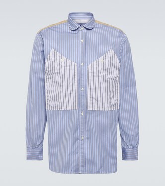 x Roy Lichtenstein patchwork cotton shirt | Junya Watanabe