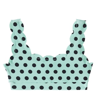 Palm Springs polka-dot bikini top | Marysia Bumby