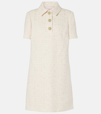 Robe en tweed de coton mélangé | Valentino
