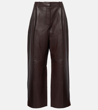 Pantalon ample Illustration en cuir | Zimmermann