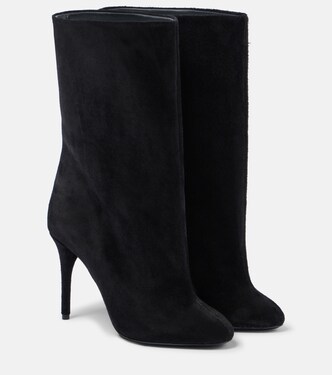 Stiefel aus Veloursleder | Alaïa
