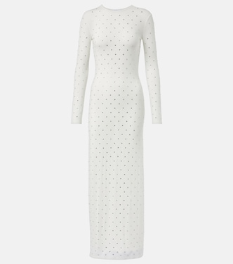 Bridal crystal-embellished maxi dress | Rabanne