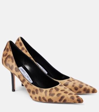 Love 85 leopard-print calf hair pumps | Jimmy Choo