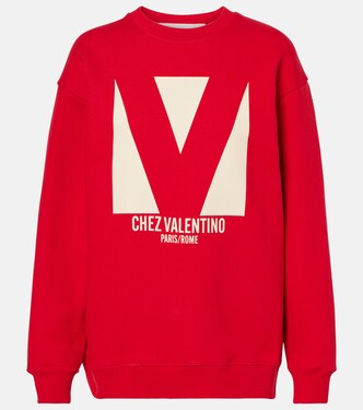 Printed cotton jersey sweatshirt | Valentino