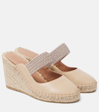 Espadrille-Wedges Siena 70 aus Leder | Malone Souliers