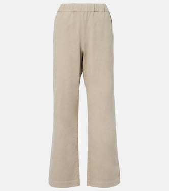 Pantalon droit Naya en coton mélangé | Velvet