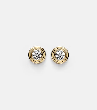 Boucles d'oreilles Fluted en or 14 ct | Sydney Evan