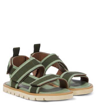 Suede-trimmed sandals | PèPè