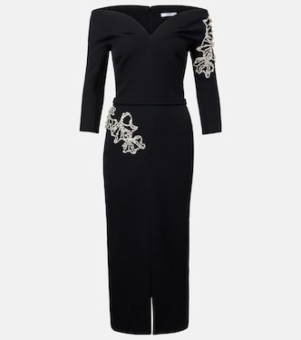 Linda crystal-embellished midi dress | Safiyaa