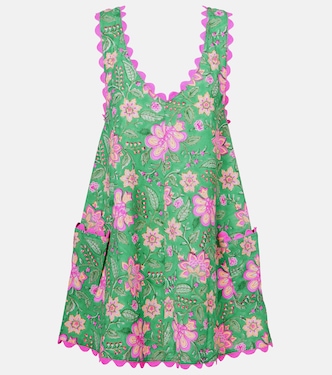 Floral printed cotton minidress | Juliet Dunn