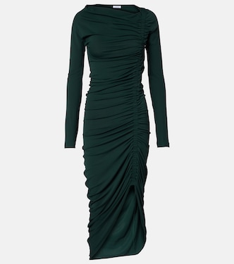 Gathered jersey midi dress | Ferragamo