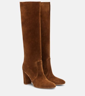 Glen 85 suede knee-high boots | Gianvito Rossi