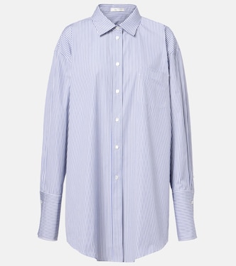 Ment Bengal stripe cotton poplin shirt | The Row
