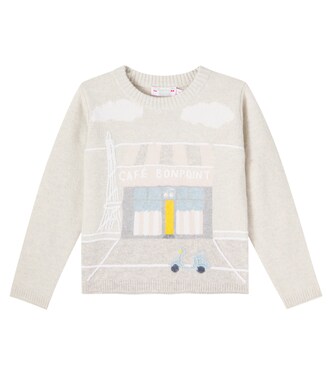 Jodora embroidered wool sweater | Bonpoint