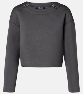 Embellished jersey sweatshirt | 'S Max Mara