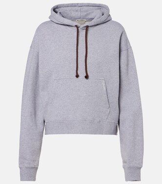 Cropped cotton hoodie | JW Anderson
