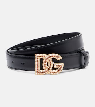 DG embellished leather belt | Dolce&Gabbana