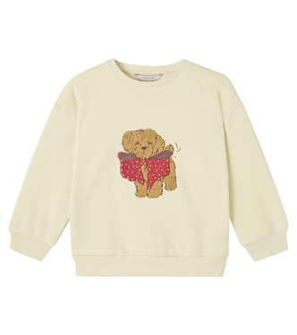 Puppy cotton-blend fleece sweatshirt | Konges Sløjd