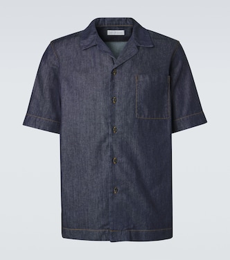 Cotton denim bowling shirt | Dries Van Noten