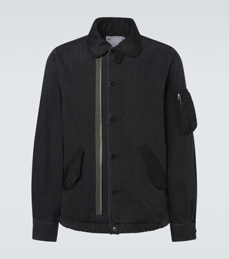 Blouson aus Denim mit Twill | Sacai