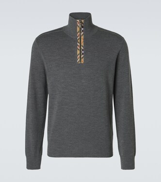 Wool half-zip sweater | Burberry