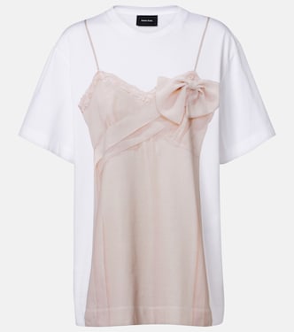 Trompe l’œil cotton jersey T-shirt | Simone Rocha