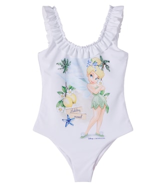x Disney® printed ruffled swimsuit | Monnalisa