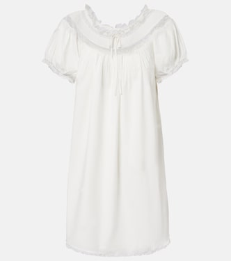 Vestido corto Daphne de popelín de algodón | Dôen