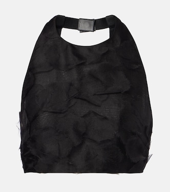 Fumetto silk fil coupé crop top | Max Mara