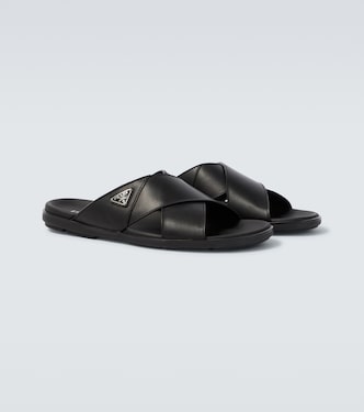 Leather sandals | Prada