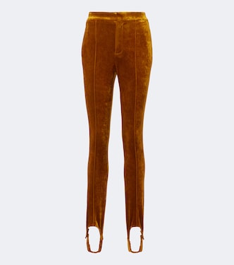 Velvet stirrup pants | Chloé