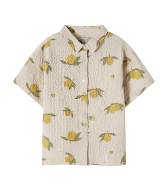 Elliot printed cotton seersucker shirt | Konges Sløjd